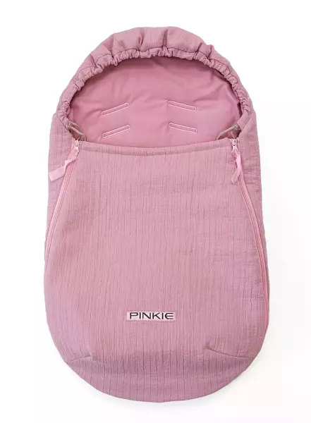 Śpiworek Pink Muslin BIO 0-12měsíců